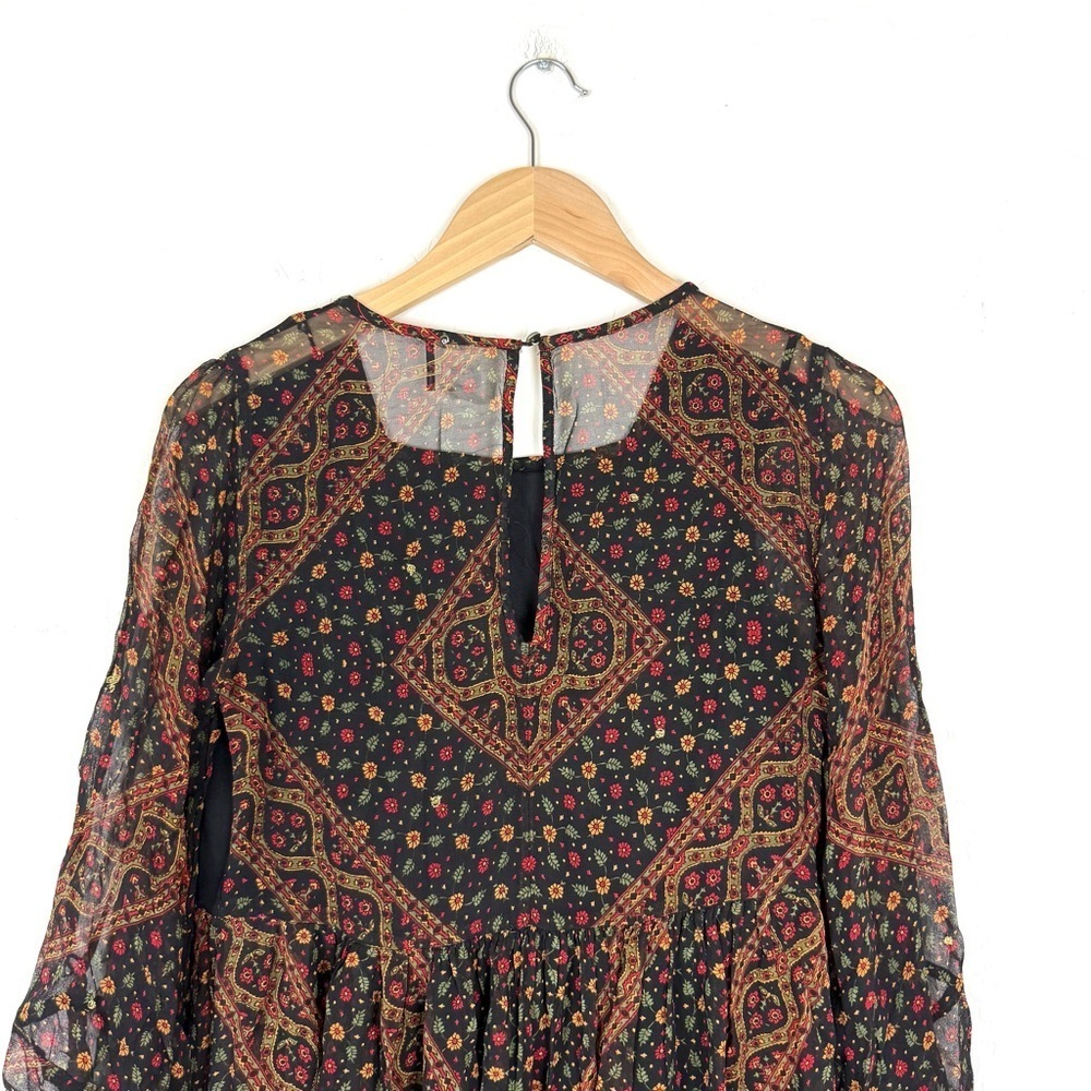 Anthropologie Akemi+Kin Munro Embroidered Beaded Tunic Dress - Picture 6 of 8